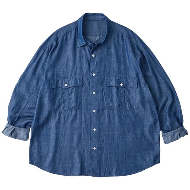 포터클래식 텐셀 롤업 셔츠 XL