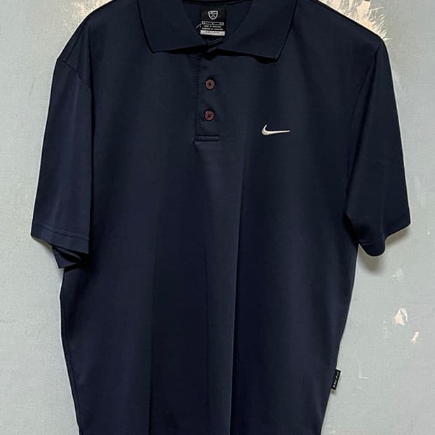 NIKE 나이키 골프 남자 드라이핏 반팔 폴로 카라티 네이비 L 100