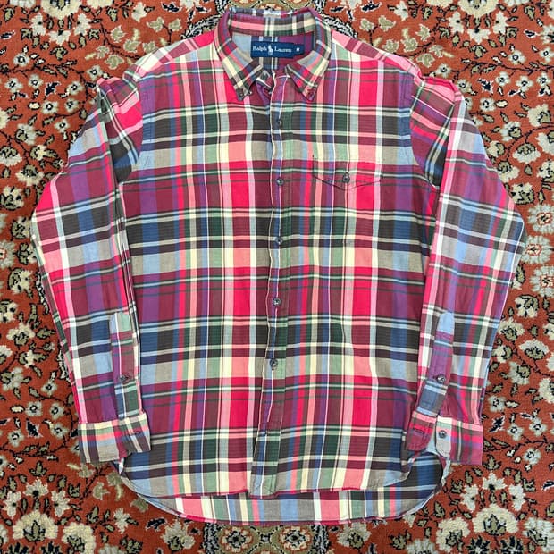 [M] 폴로 랄프로렌 체크 셔츠