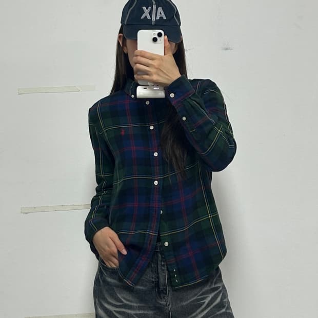 폴로 랄프로렌 포니로고 타탄 체크 셔츠