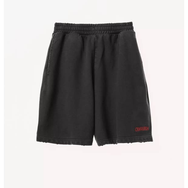 [m]자라X윌리차바리아 자수 버뮤다 조거 팬츠