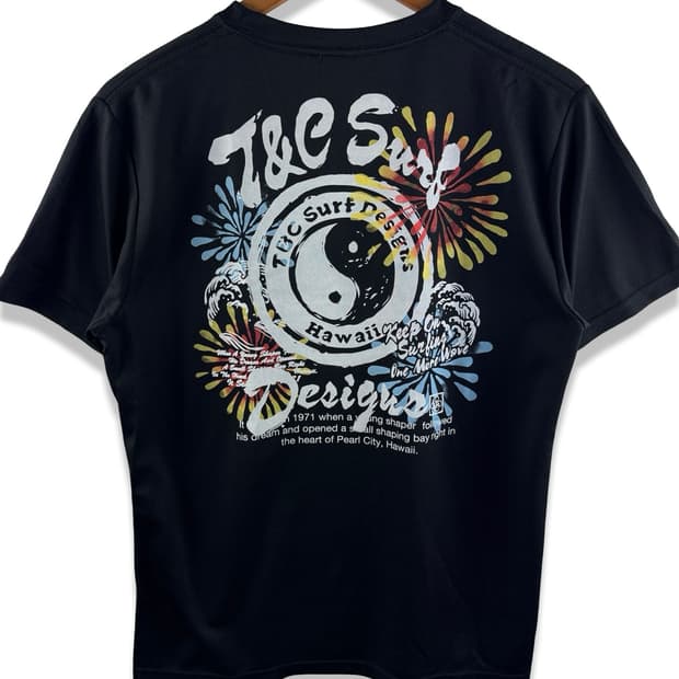 JPN 음양오행 프린팅 메쉬 반팔티3037