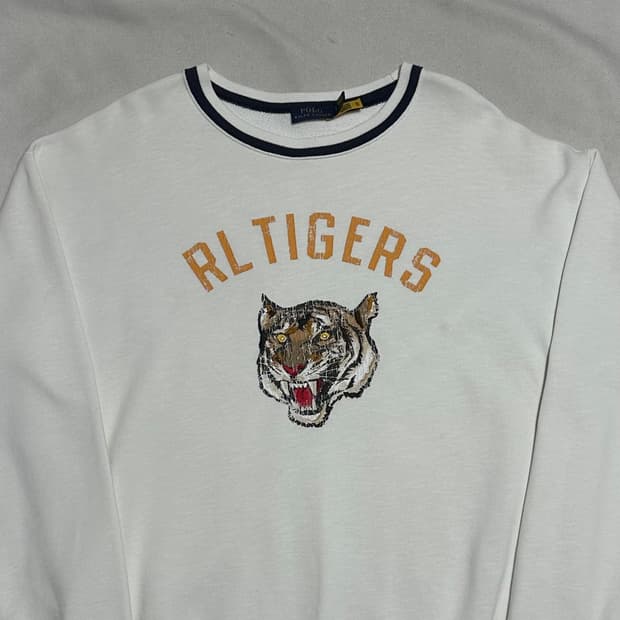 L 폴로랄프로렌 타이거 패치 맨투맨