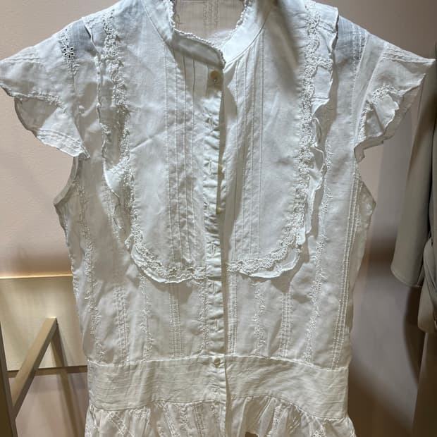 일본 린넨+코튼 블라우스