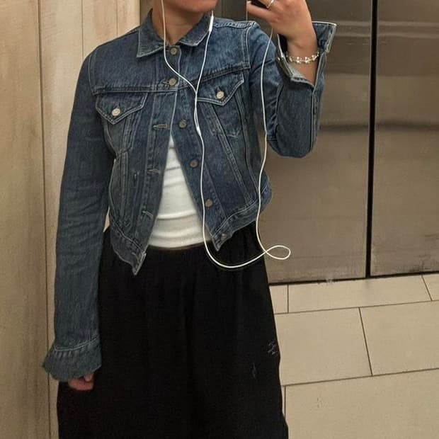 아크네 스튜디오 데님 자켓 S