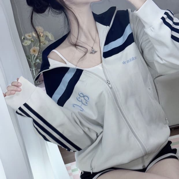 🐰아디다스 스카이블루&러블리핑크 트랙탑 져지🩷🩵