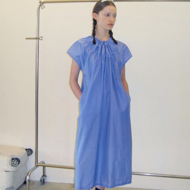 버뮬라 퍼프 셔링 원피스