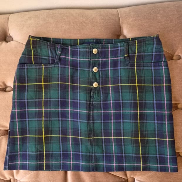 랄프로렌 여성 체크미니스커트 16사이즈