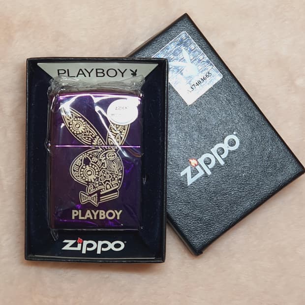 지포 라이터 어비스 퍼플 플레이보이 PLAY BOY Zippo 28076