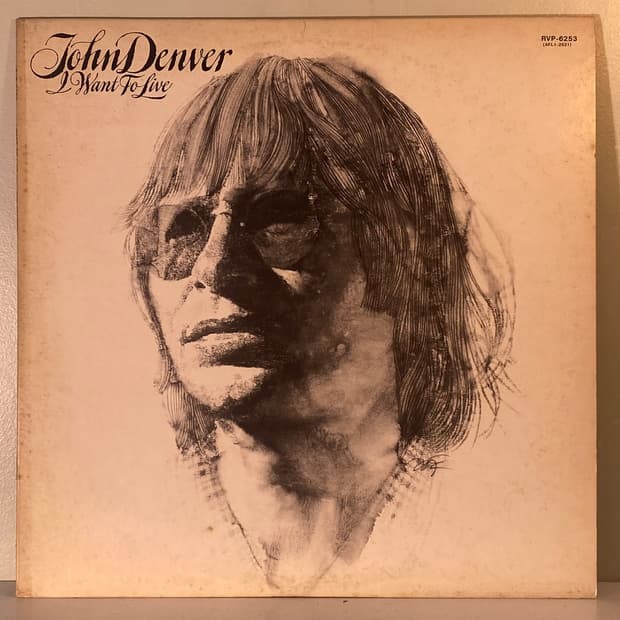 (중고LP-포크록) John Denver -I Want To Live