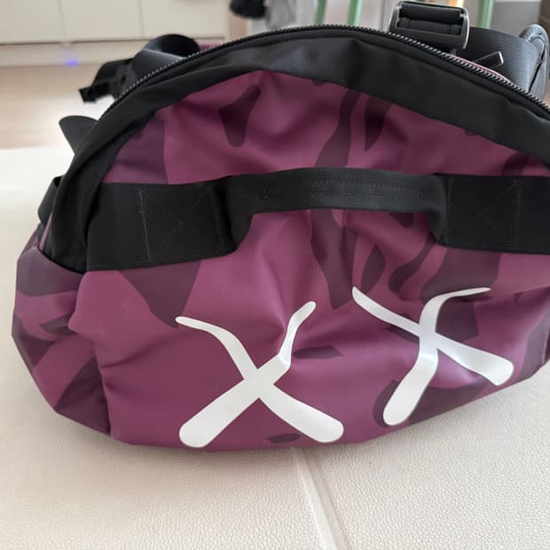 노스페이스 x 카우스 베이스캠프 더플백 라지 팜플로나 퍼플