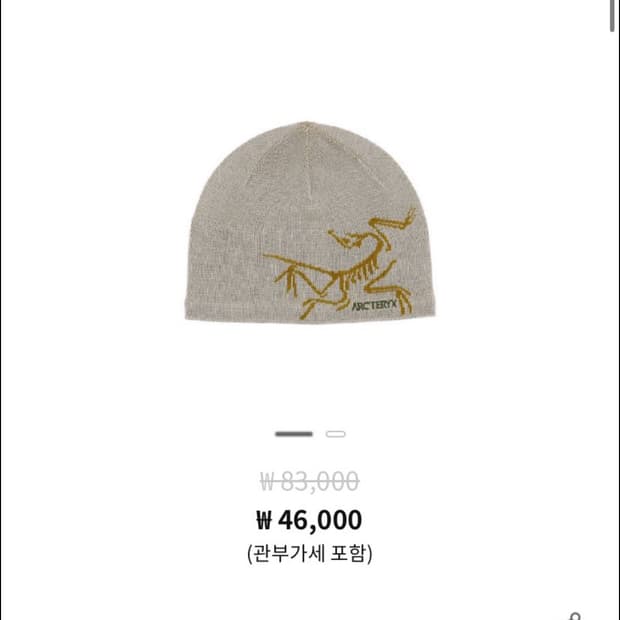 구해요) 아크테릭스 버드 헤드 비니