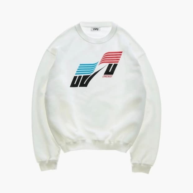 새상품) uvu 시카고 크루넥 화이트 L