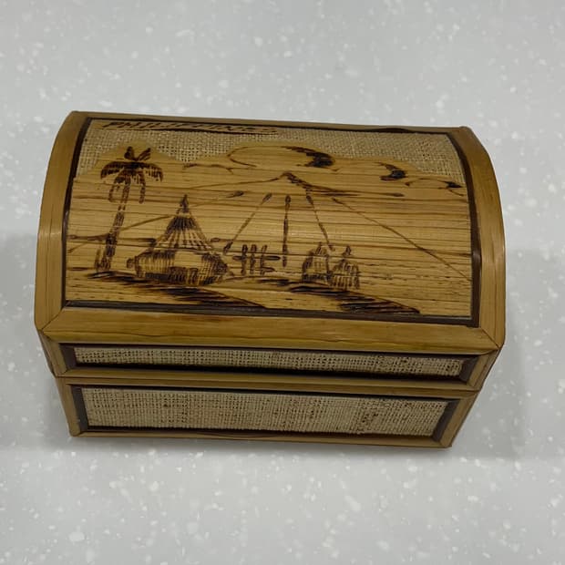 고전 빈티지 보석함 악세사리함 보관 통 고전보석함