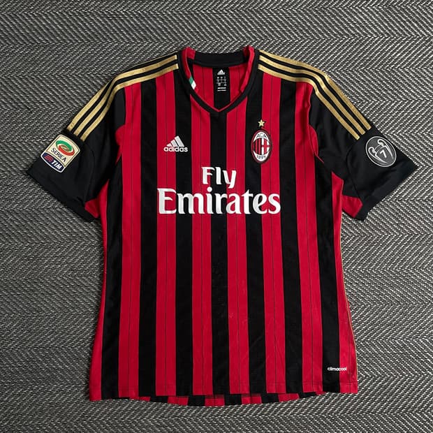 아디다스 ac밀란 13-14 리그 패치 카카 유니폼o 2981