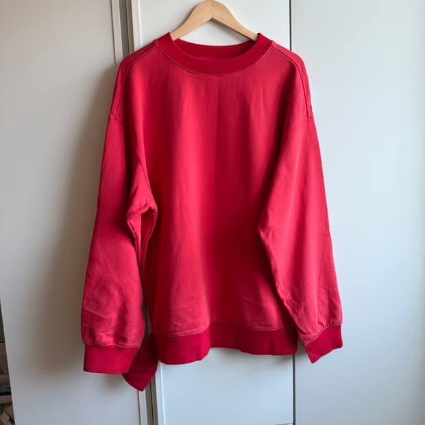 시스템옴므 오버핏 맨투맨 100