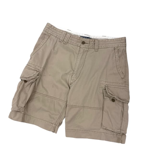 00s 폴로 빈티지 카고 반바지 카키 (34)