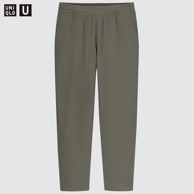 [M] 유니클로 U 프렌치 립 팬츠 (올리브)