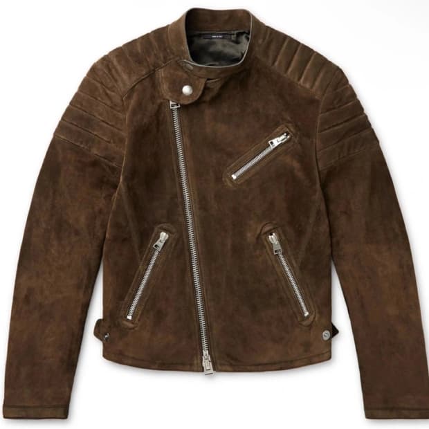 톰포드 스웨이드 자켓