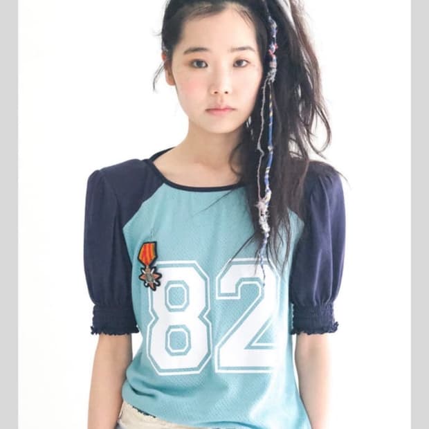 샵페어리 패드 숄더 레글런 하프 탑 민트