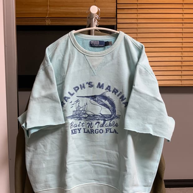 폴로 랄프로렌 랄프스 마리나 숏 슬리브 스웻셔츠