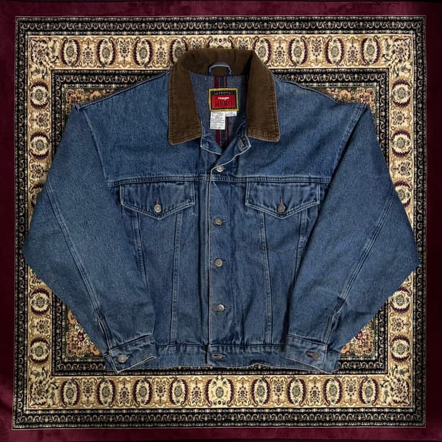 랭글러 90‘s 데님 셰르파 트러커 자켓 L