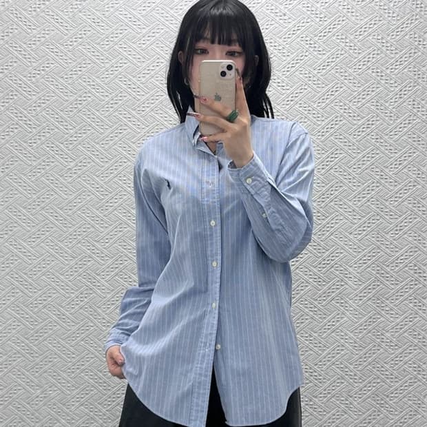 폴로 랄프로렌 야머스 빈티지 캐주얼 스몰체크 셔츠 105 C11548
