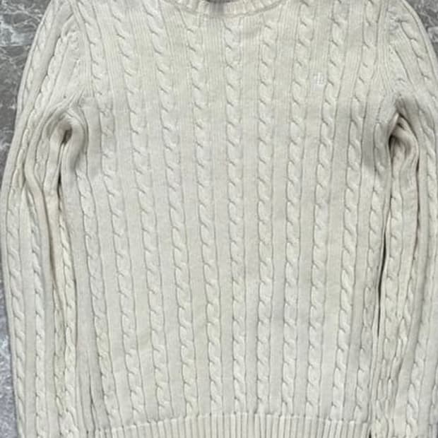 폴로 아이보리 니트