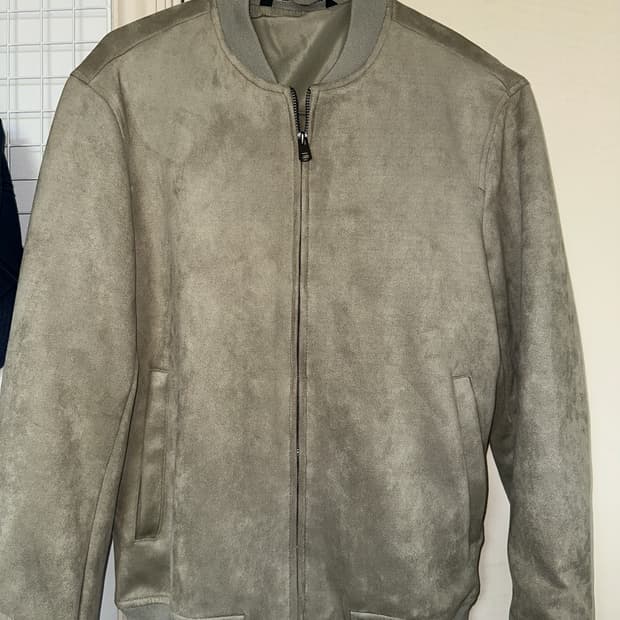 자라 스웨이드 자켓