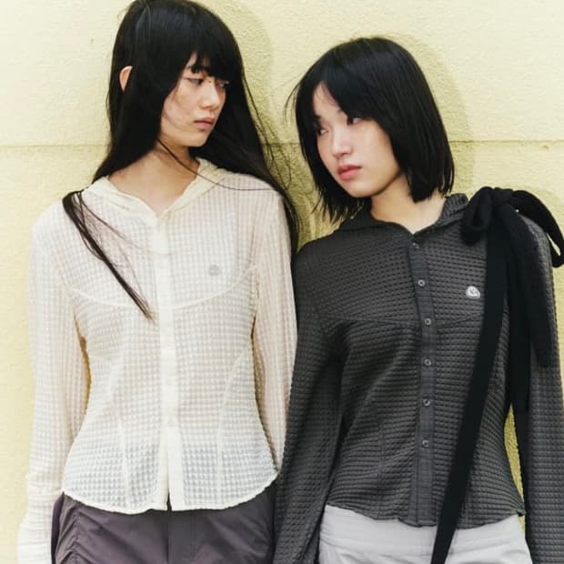 코이세이오 라운드 후디 셔츠 차콜