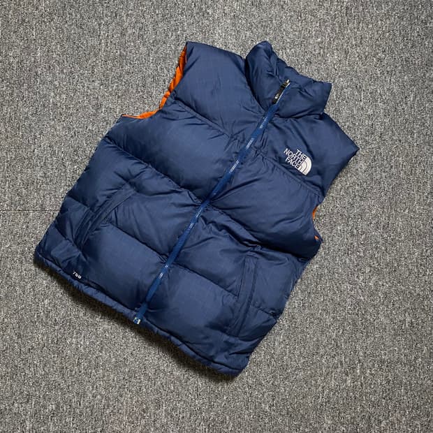 🌊90s TNF Nuptse Goosedown Vest