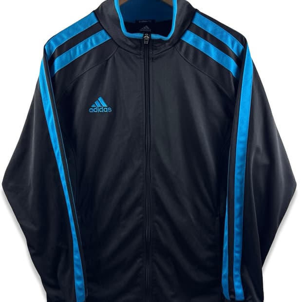 아디다스 빅삼선 블루블랙 메쉬져지2744