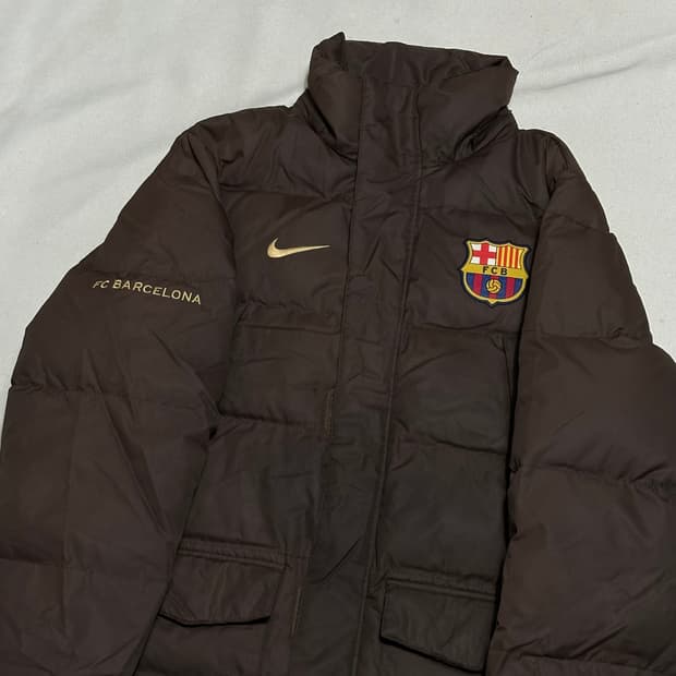 S 나이키 FCB 바르셀로나 푸퍼 패딩