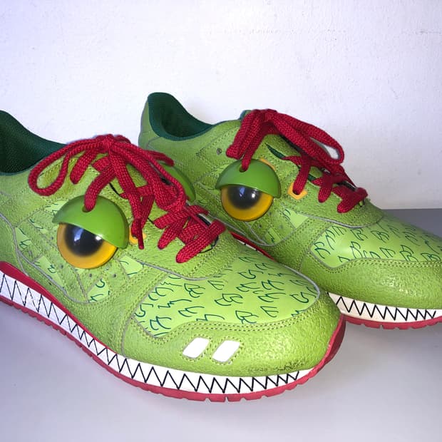 아식스 Asics X ALIFE 젤 라이트 III 그린 몬스터 275