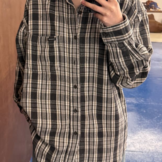 1990s Guess 게스 체크 셔츠