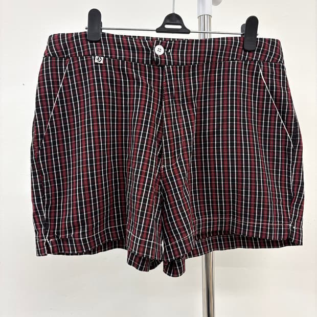 빈티지 체크 반바지 쇼츠