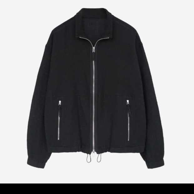 폴리테루 보일드 울 트랙자켓