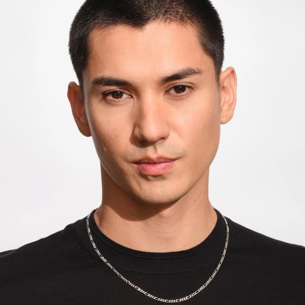 톰우드 보체인 슬림 실버 목걸이