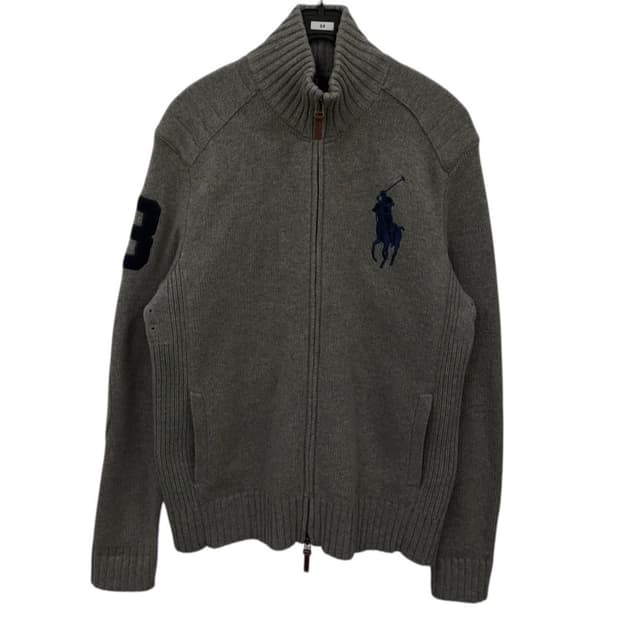 폴로 빅포니 투웨이 니트집업 S