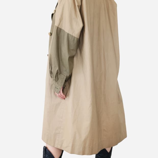 Yves Saint Laurent Two-Tone Trench
