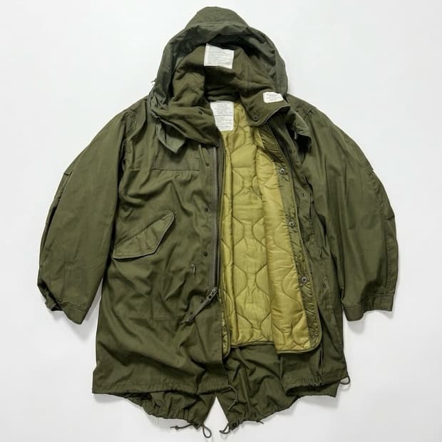 80s 미군 오리지널 M-65 피쉬테일 개파카