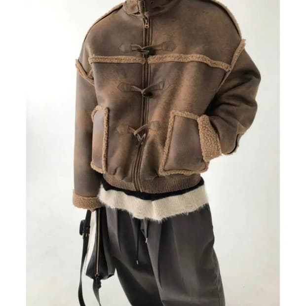 new cheap chic 무스탕자켓