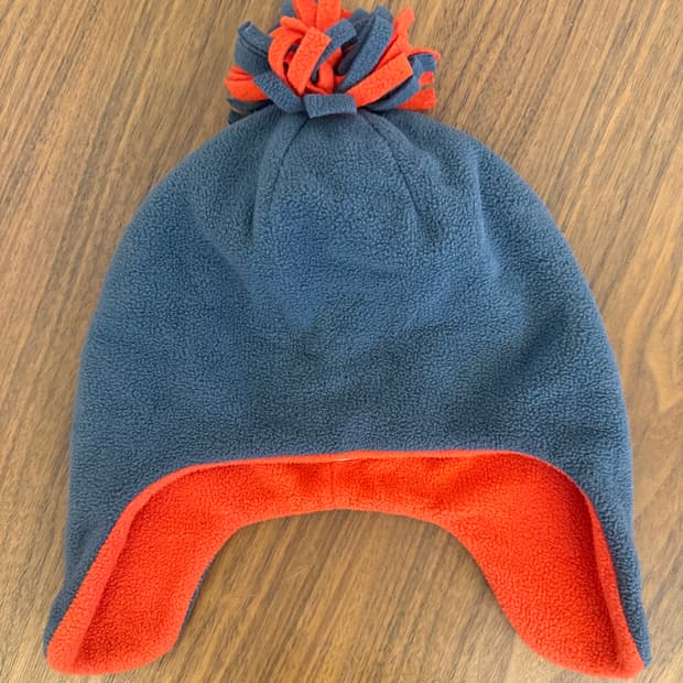 빈티지 투톤 플리스 이어플랩 비니 