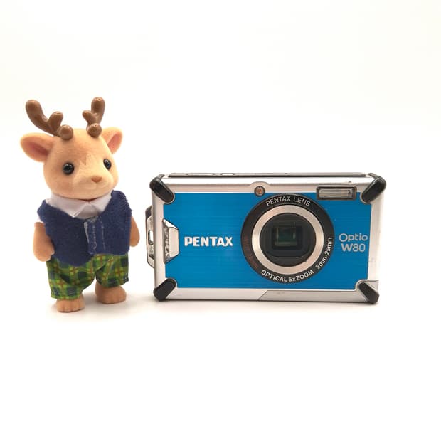 한글지원 방수 🏊‍♂️펜탁스 옵티오 W80 블루✨