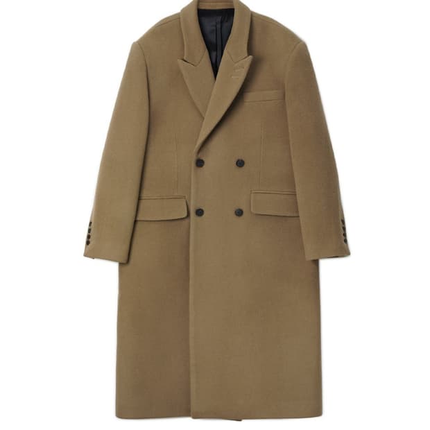 [23FW] STU 더블 코트 미사용 새상품 [카멜 / L]