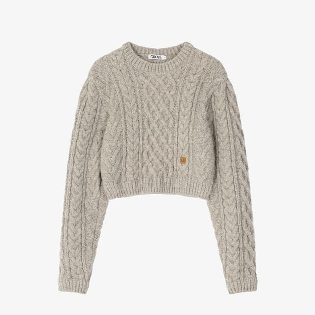 {미착용 새상품} 그로브 니트 베이지