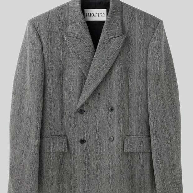 렉토 브로큰 헤링본 자켓 S