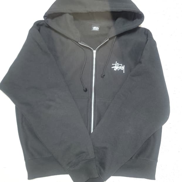 (구매내역o시착1회) 스투시 후드집업 팝니다