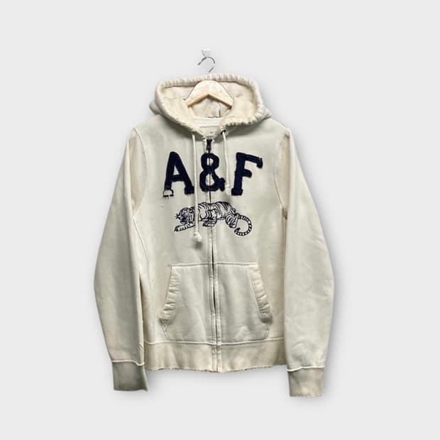 아베크롬비 호랑이 자수 후드집업
