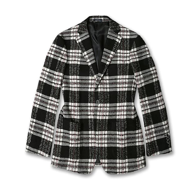 안토니오 라베르다 [Antonio Laverda] 블랙&화이트 체크 자켓